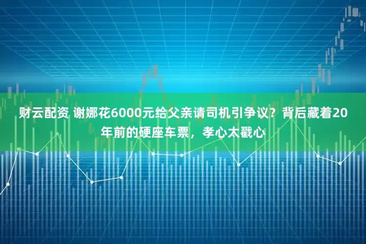 财云配资 谢娜花6000元给父亲请司机引争议？背后藏着20年前的硬座车票，孝心太戳心